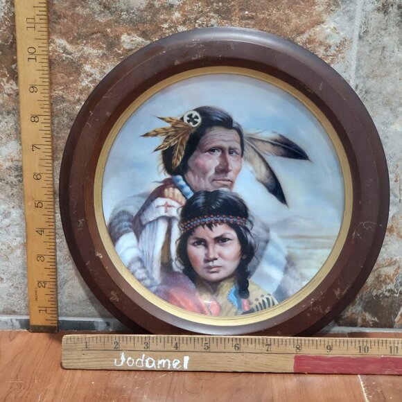 Vague Shadows The Blackfoot Nation Decorative Collector Plate by Perillo Eighth - Picture 7 of 16